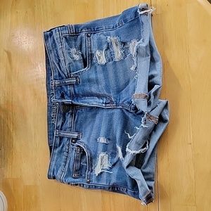 AE Super Low Shortie Jean shorts